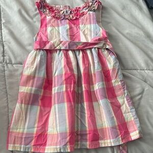 EUC Pink Plaid Kids Dress